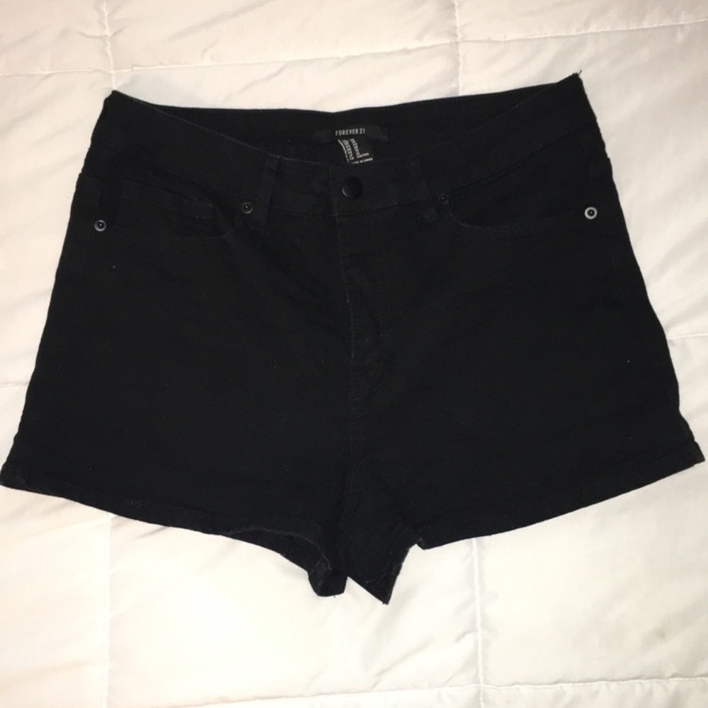 F21 denim shorts